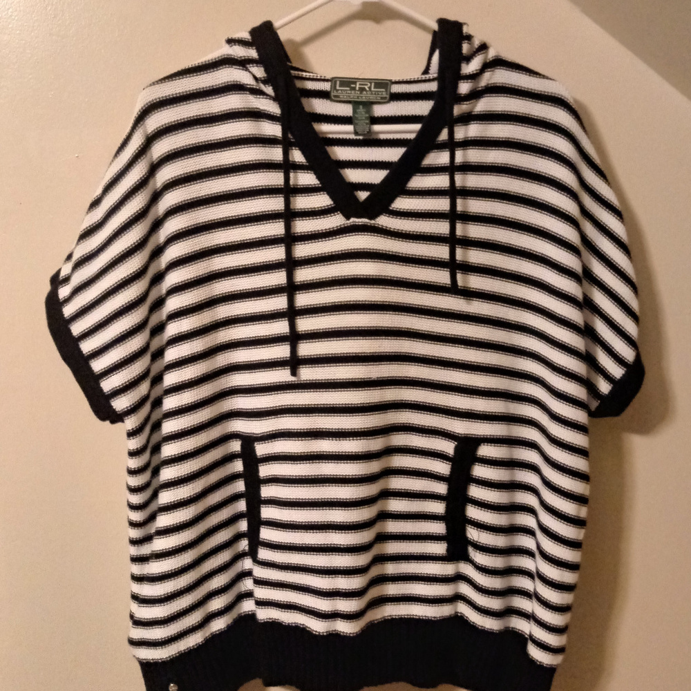 L-RL Lauren Active Ralph Lauren hooded sweater